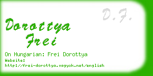 dorottya frei business card